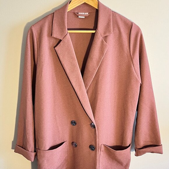Oversized Dusty Rose Blazer - Picture 1 of 3